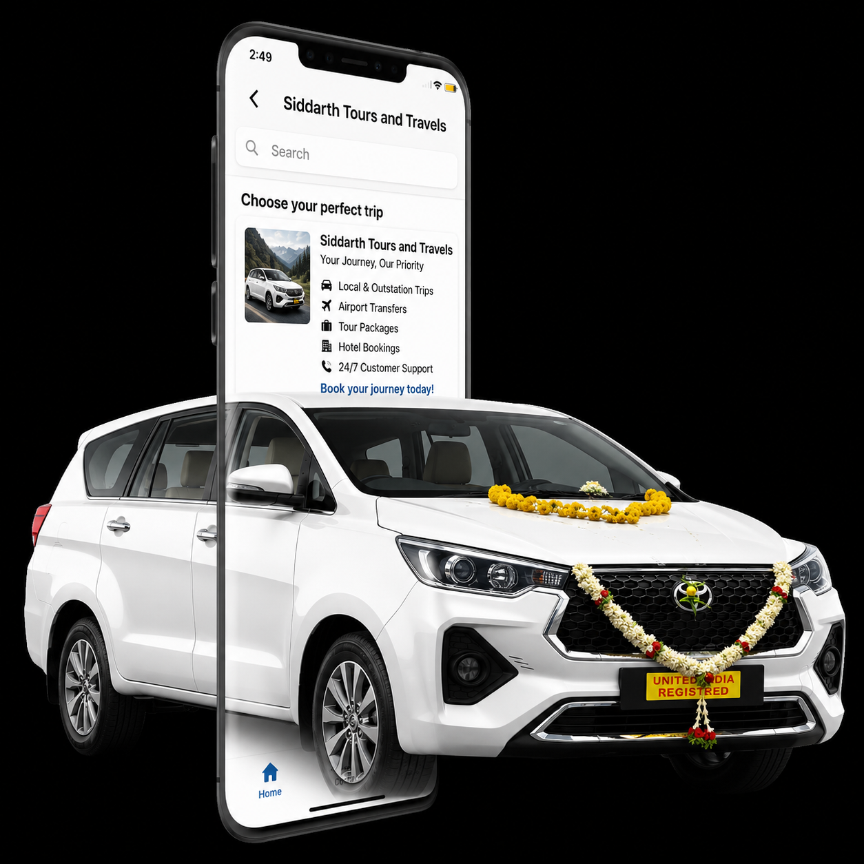 Professional tours and travels